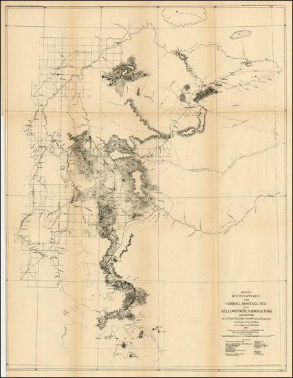 42-Rocky Mountains Map By U.S. Army Corps of Topographical Engineer