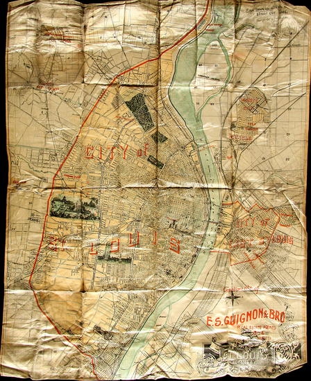 78-Midwest Map By Fred. Graf Lithographers