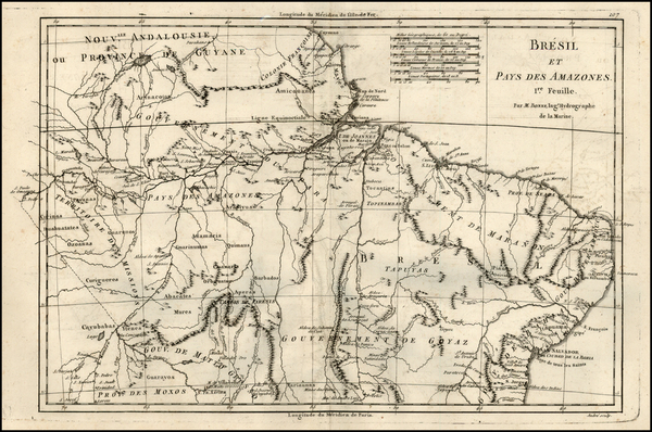 54-South America Map By Rigobert Bonne