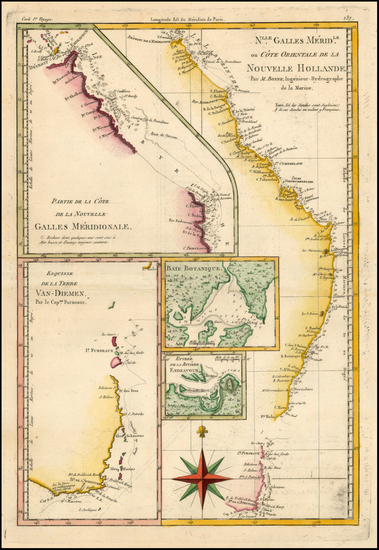 94-Australia & Oceania and Australia Map By Rigobert Bonne