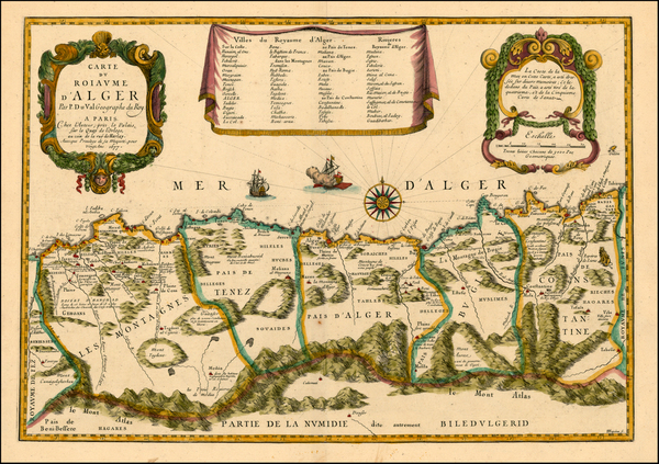 56-North Africa Map By Pierre Du Val