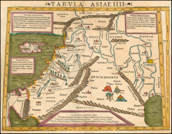 33-Europe, Mediterranean, Asia, Middle East, Holy Land and Balearic Islands Map By Sebastian Munst