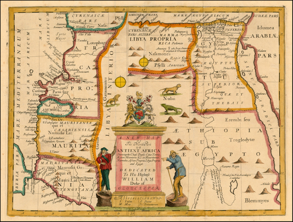 71-Egypt and North Africa Map By Edward Wells