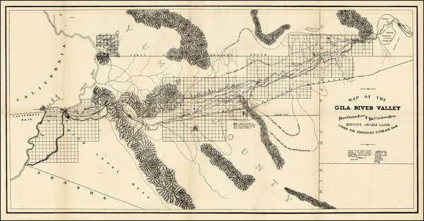 87-Southwest and California Map By Anonymous