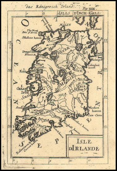 97-Ireland Map By Alain Manesson Mallet