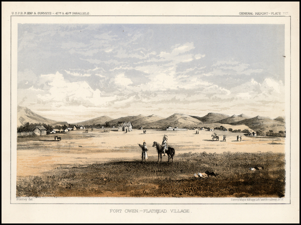 36-Plains and Rocky Mountains Map By U.S. Pacific RR Survey