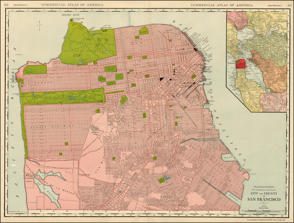 48-California Map By William Rand  &  Andrew McNally