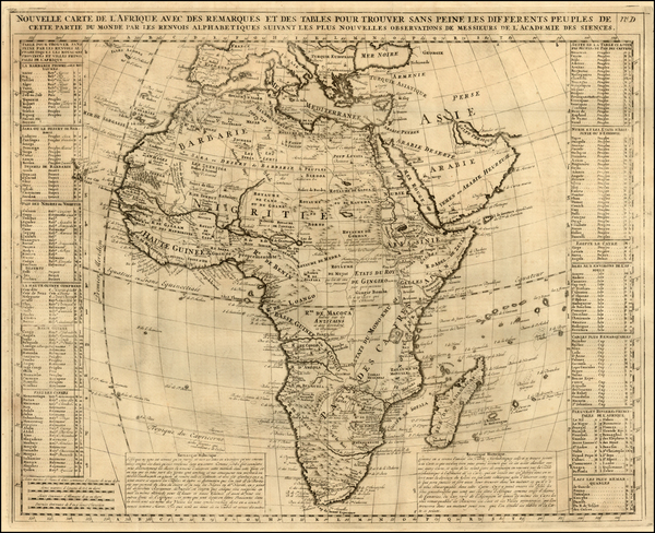 64-Africa Map By Henri Chatelain