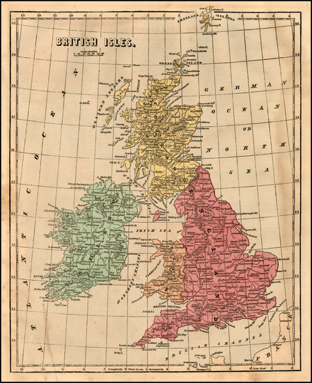 93-British Isles Map By Charles Morse