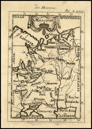 99-Europe and Russia Map By Alain Manesson Mallet