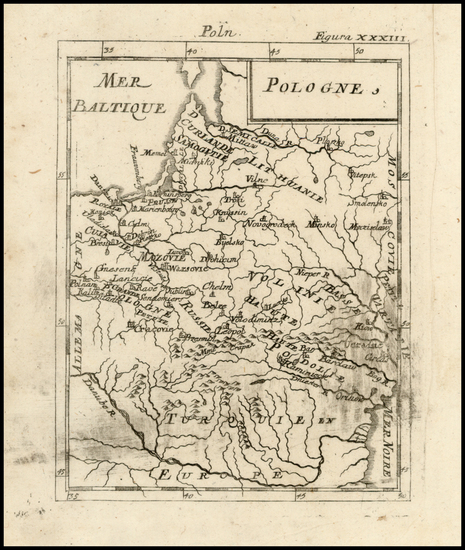 14-Europe and Poland Map By Alain Manesson Mallet