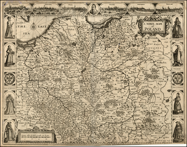 86-Europe, Poland, Baltic Countries and Germany Map By John Speed