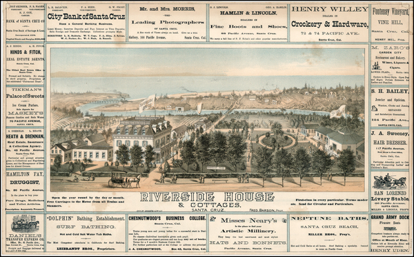 99-California and Other California Cities Map By Charles W. Saalburg