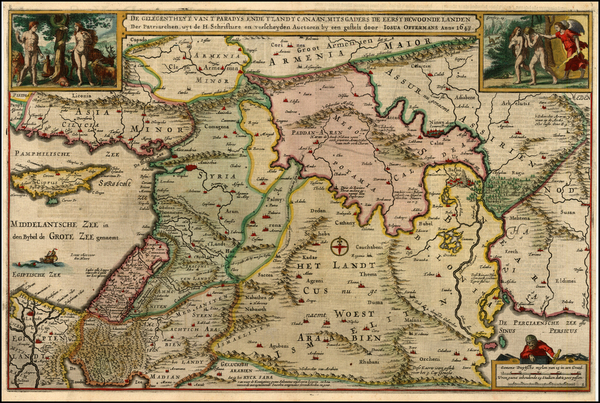 5-Middle East, Holy Land, Turkey & Asia Minor and Balearic Islands Map By Josua Offermans