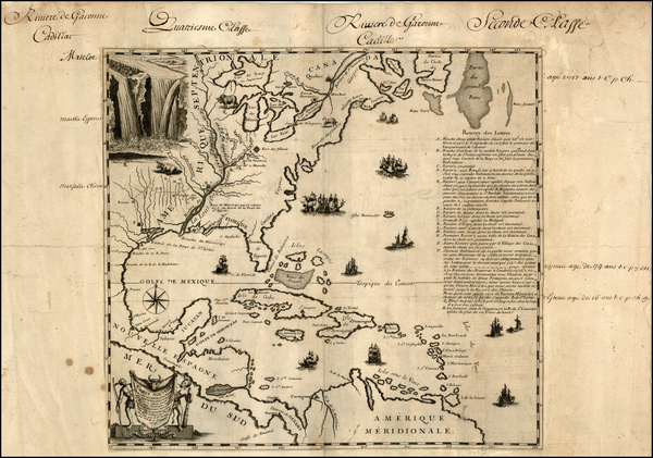 97-United States, Texas, Midwest and North America Map By Henri Joutel