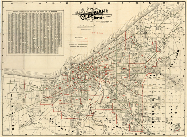 96-Midwest Map By H.B. Stranahan