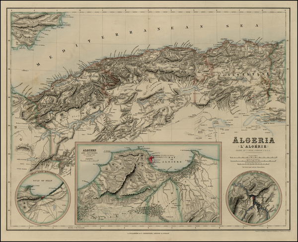 80-North Africa Map By Archibald Fullarton & Co.