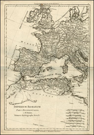 91-Europe, Europe, Italy and Mediterranean Map By Rigobert Bonne