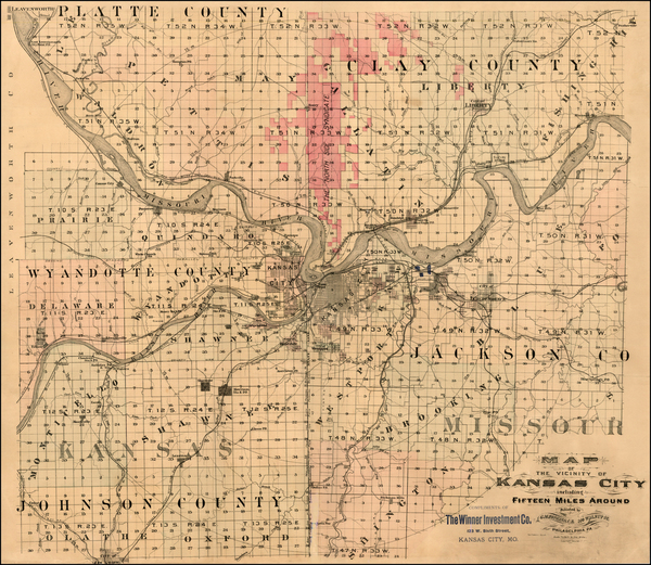 22-Midwest and Plains Map By G.M. Hopkins