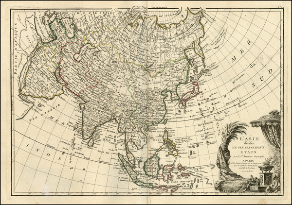 46-Asia Map By Jean Janvier