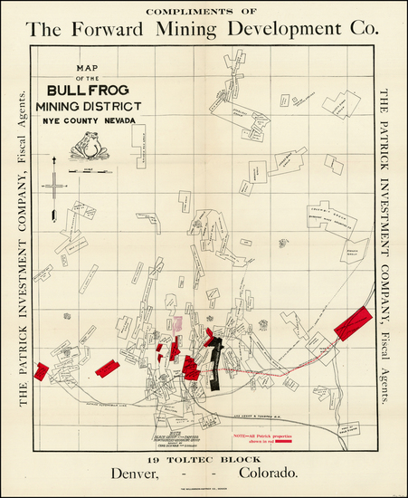 60-Southwest and California Map By The Williamson-Haffner Co.