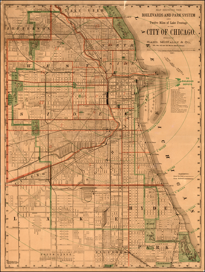 25-Midwest Map By Rand McNally & Company