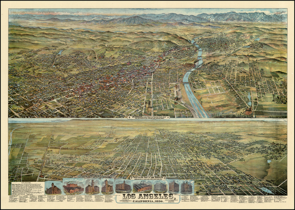 71-California Map By B.W. Pierce