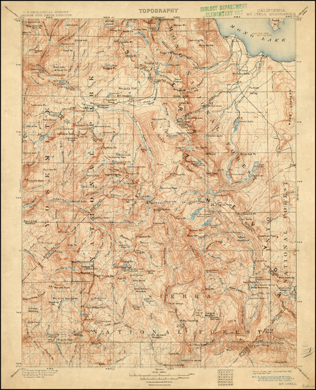 66-California Map By U.S. Geological Survey