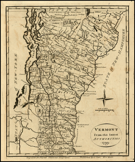 40-New England Map By John Payne