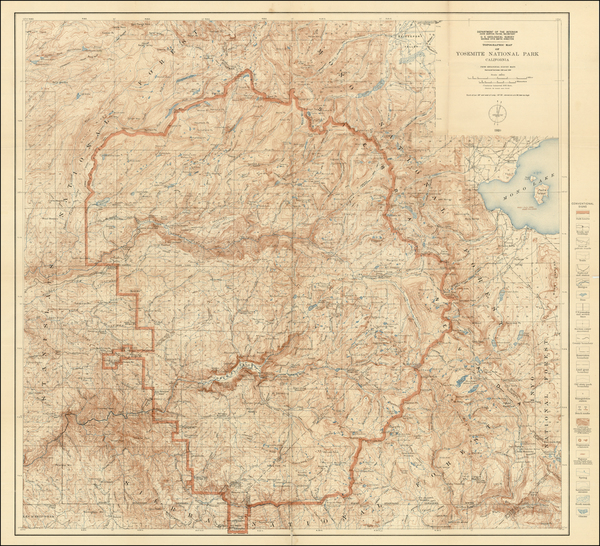 85-California Map By U.S. Geological Survey