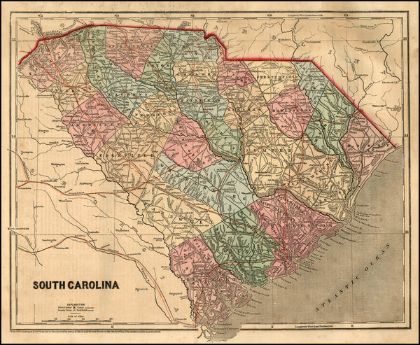 53-Southeast Map By Charles Morse