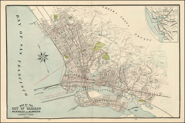 13-California Map By George F. Cram