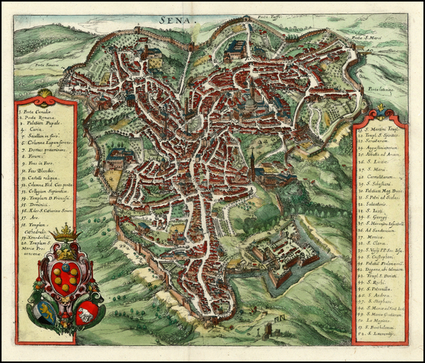 42-Europe and Italy Map By Matheus Merian