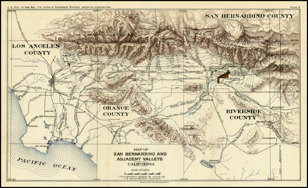 93-California Map By U.S. Department of Agriculture