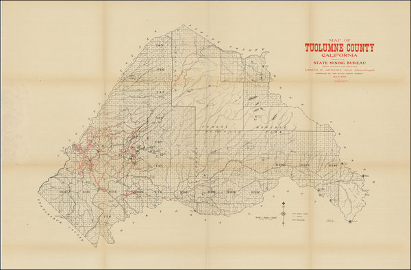 6-California Map By California State Mining Bureau