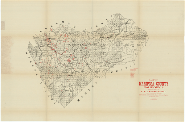 57-California Map By California State Mining Bureau