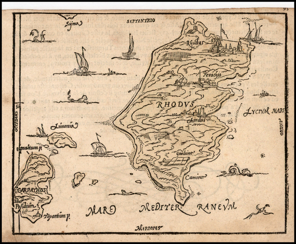 89-Balearic Islands and Greece Map By Zacharias Heyns