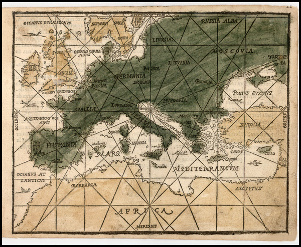 27-Europe and Mediterranean Map By Zacharias Heyns