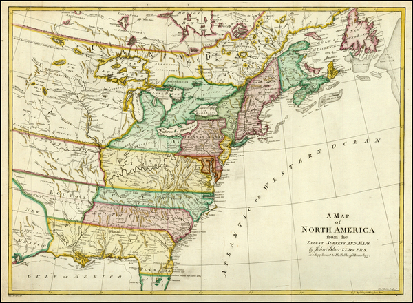 17-United States Map By John Blair