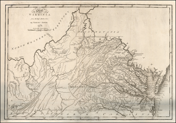 1-Mid-Atlantic and Southeast Map By Mathew Carey