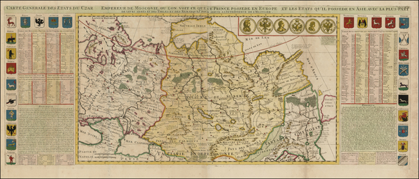 3-Russia and Russia in Asia Map By Henri Chatelain