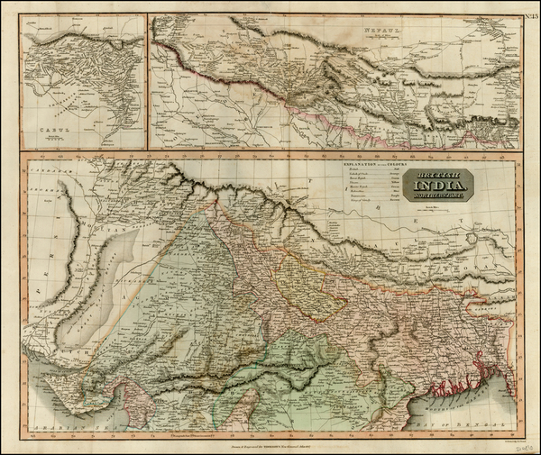 13-Asia, India and Central Asia & Caucasus Map By John Thomson