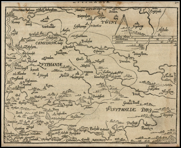 89-Netherlands Map By Zacharias Heyns