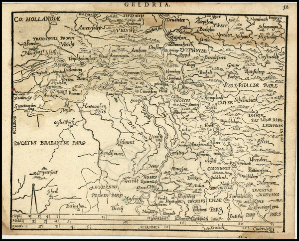 68-Netherlands Map By Zacharias Heyns