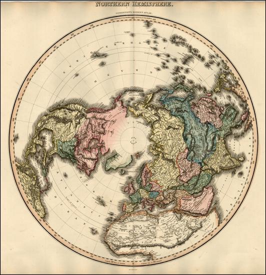 69-Northern Hemisphere and Polar Maps Map By John Pinkerton