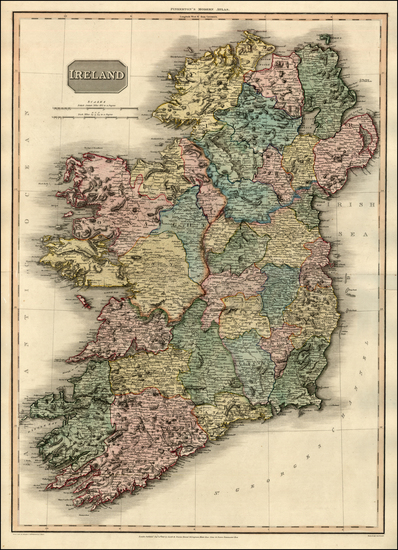 53-Ireland Map By John Pinkerton