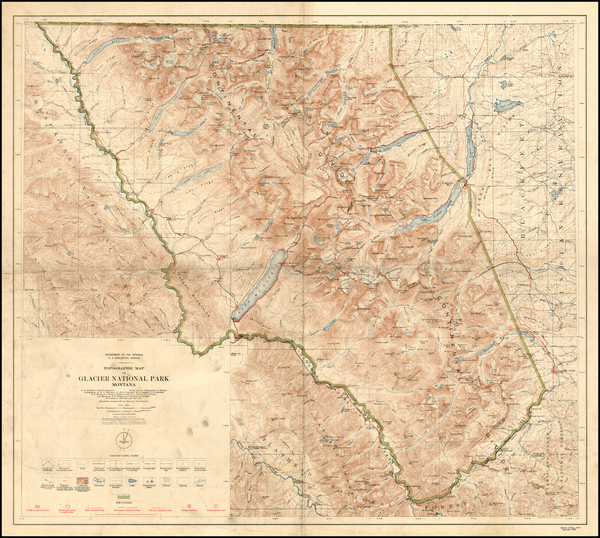 79-Rocky Mountains Map By U.S. Geological Survey