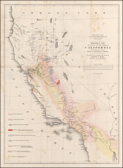 11-California Map By U.S. Pacific RR Survey