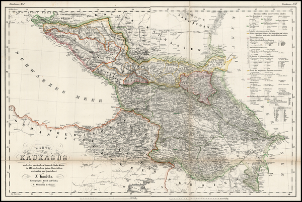 26-Ukraine and Central Asia & Caucasus Map By Carl Flemming