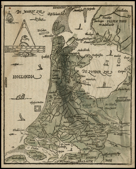 57-Netherlands Map By Zacharias Heyns